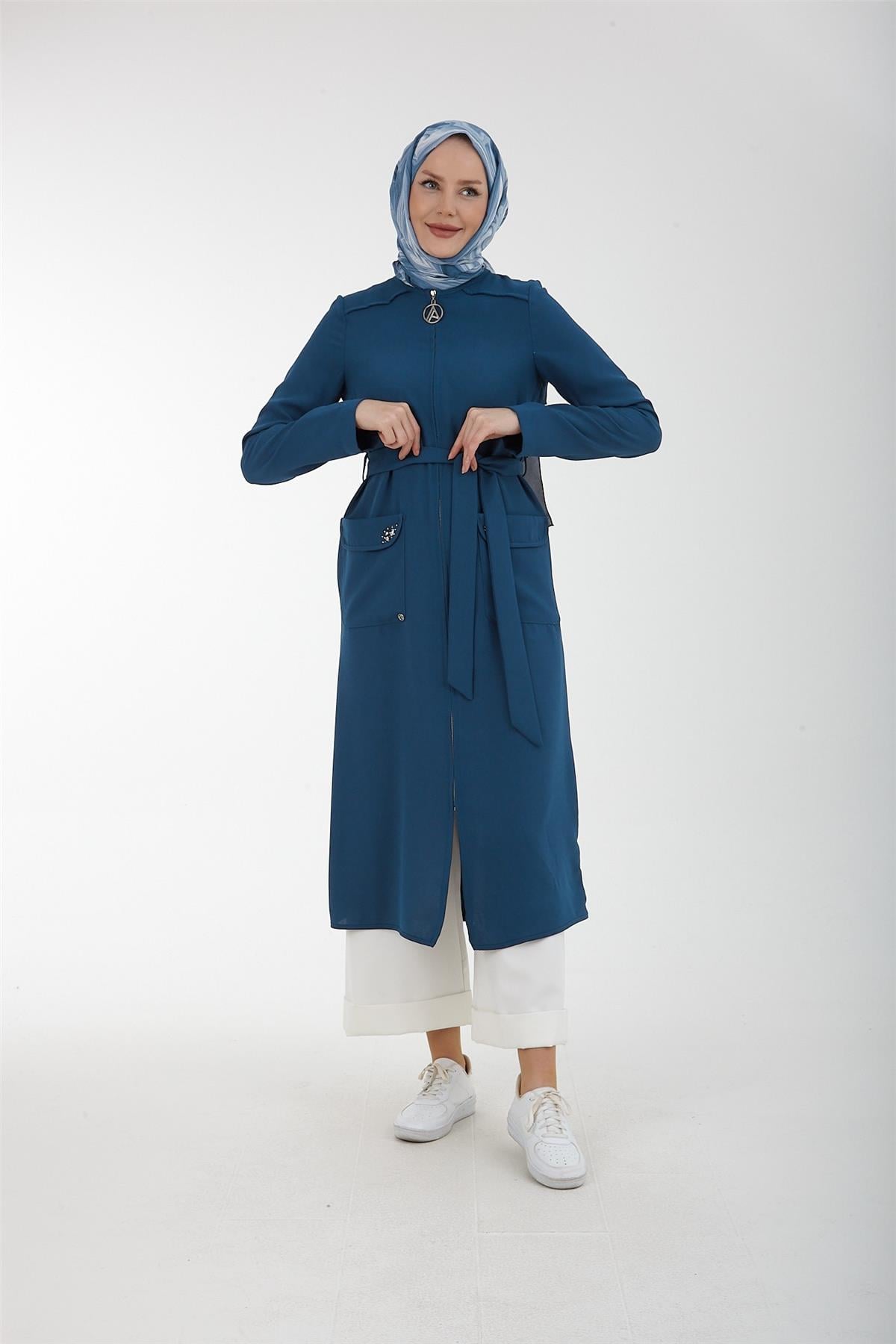 Armine Trend Cep Detaylı GiyÇık 23YT506 İndigo