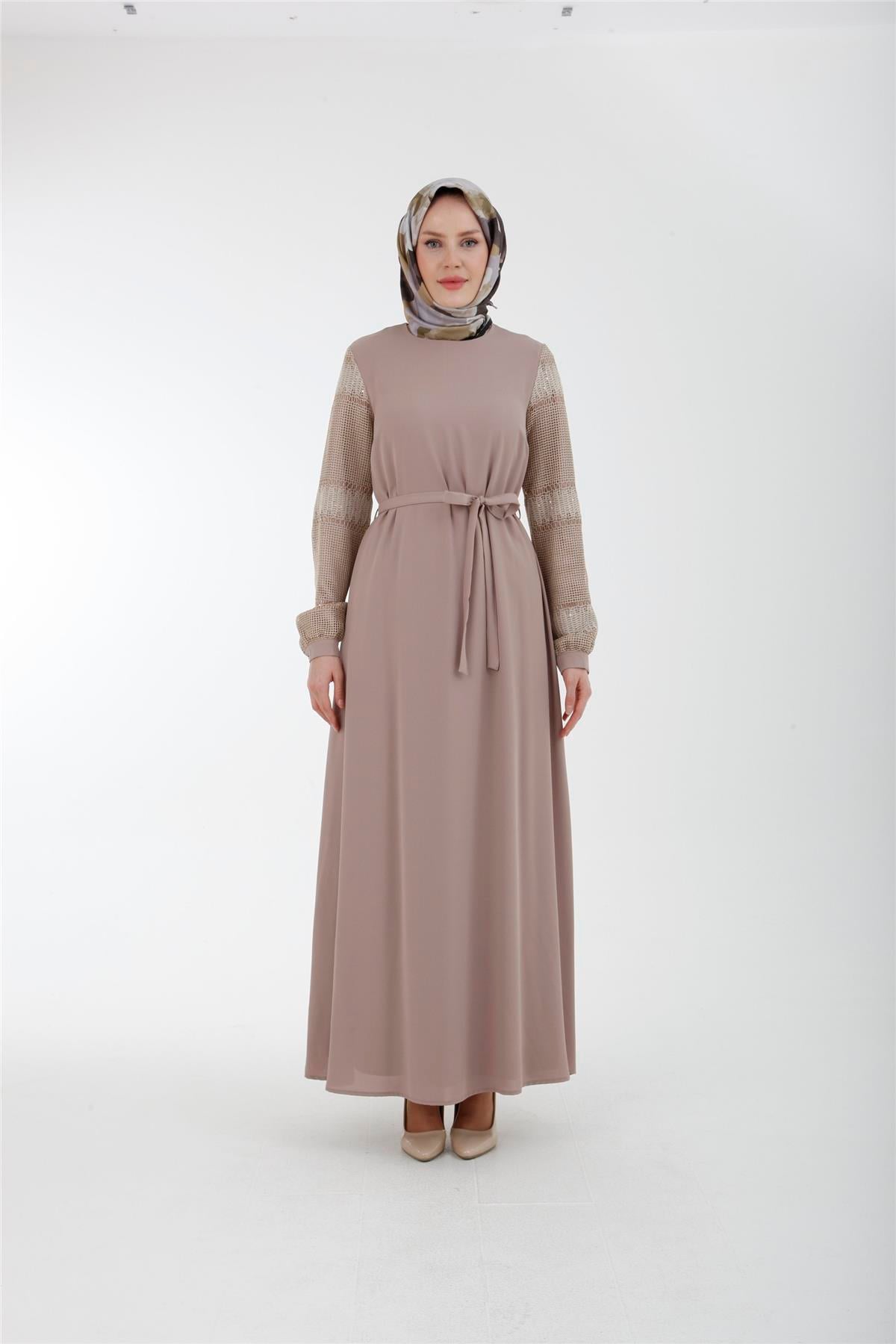 Armine Trend Elbise 22KT905 Vizon