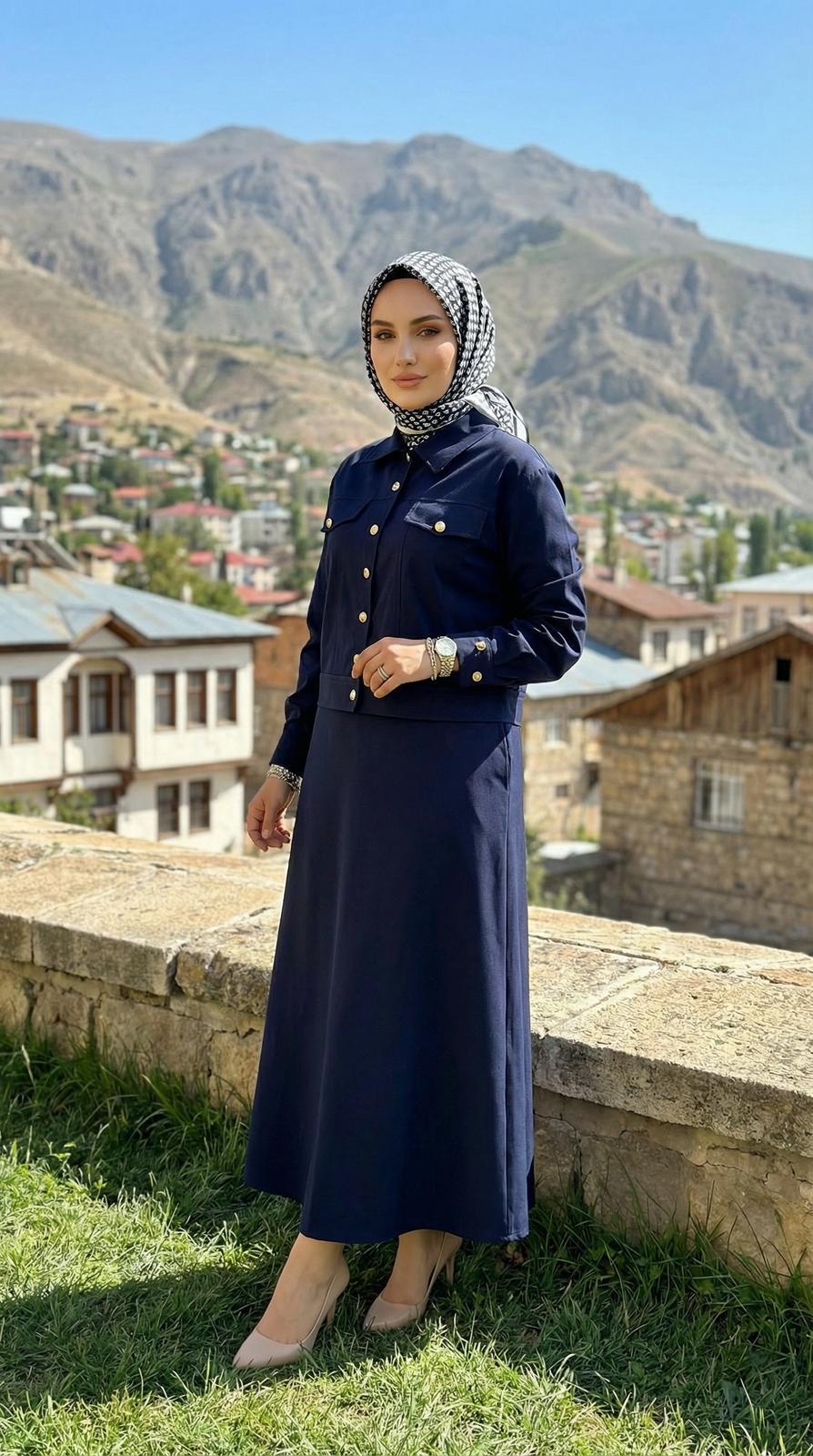 Armine TREND Etekli Bayan Takım Lacivert 26YT683