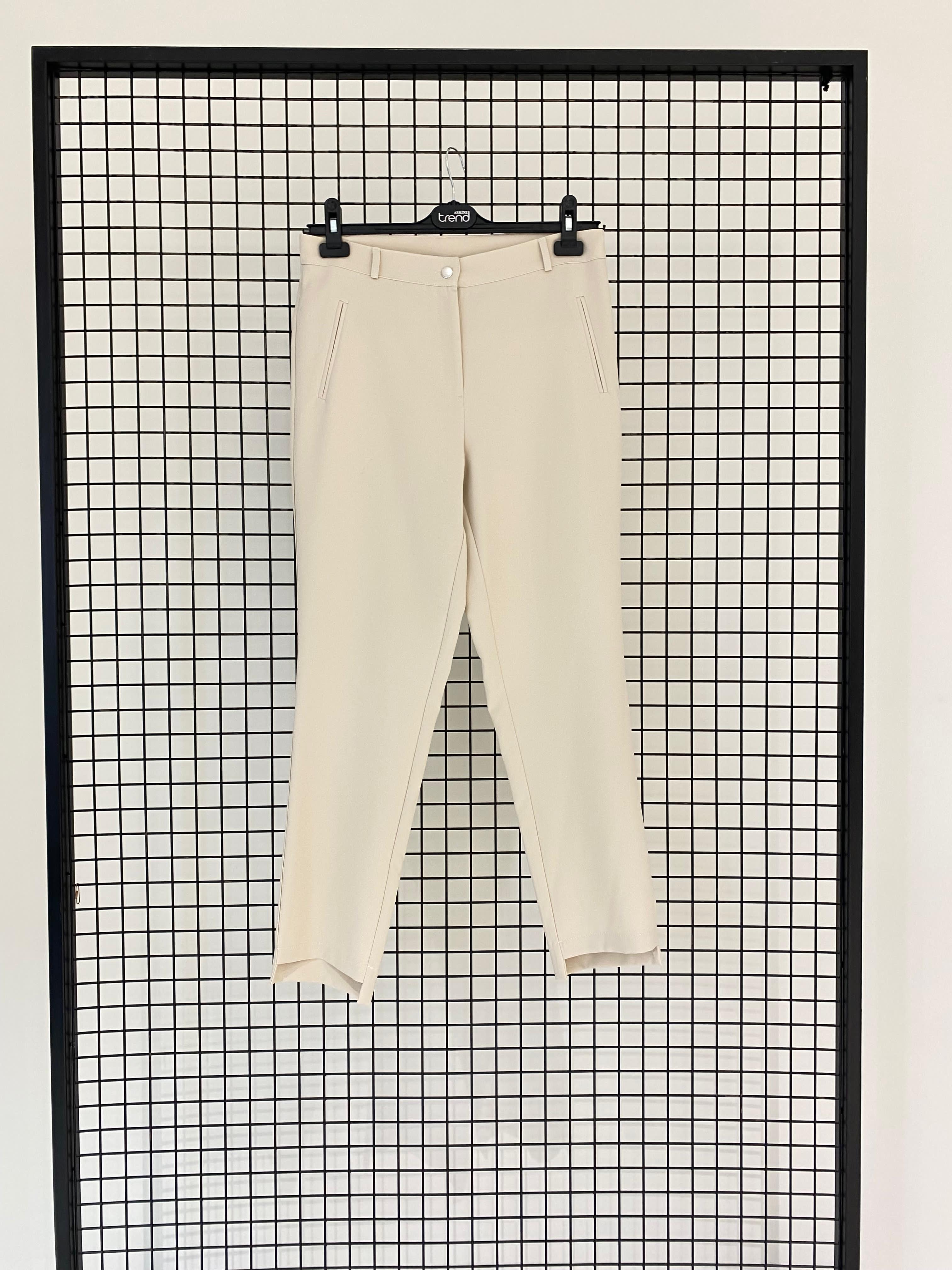 Armine TREND Gizli Cep Detaylı Kumaş Pantolon Bej 25YT228