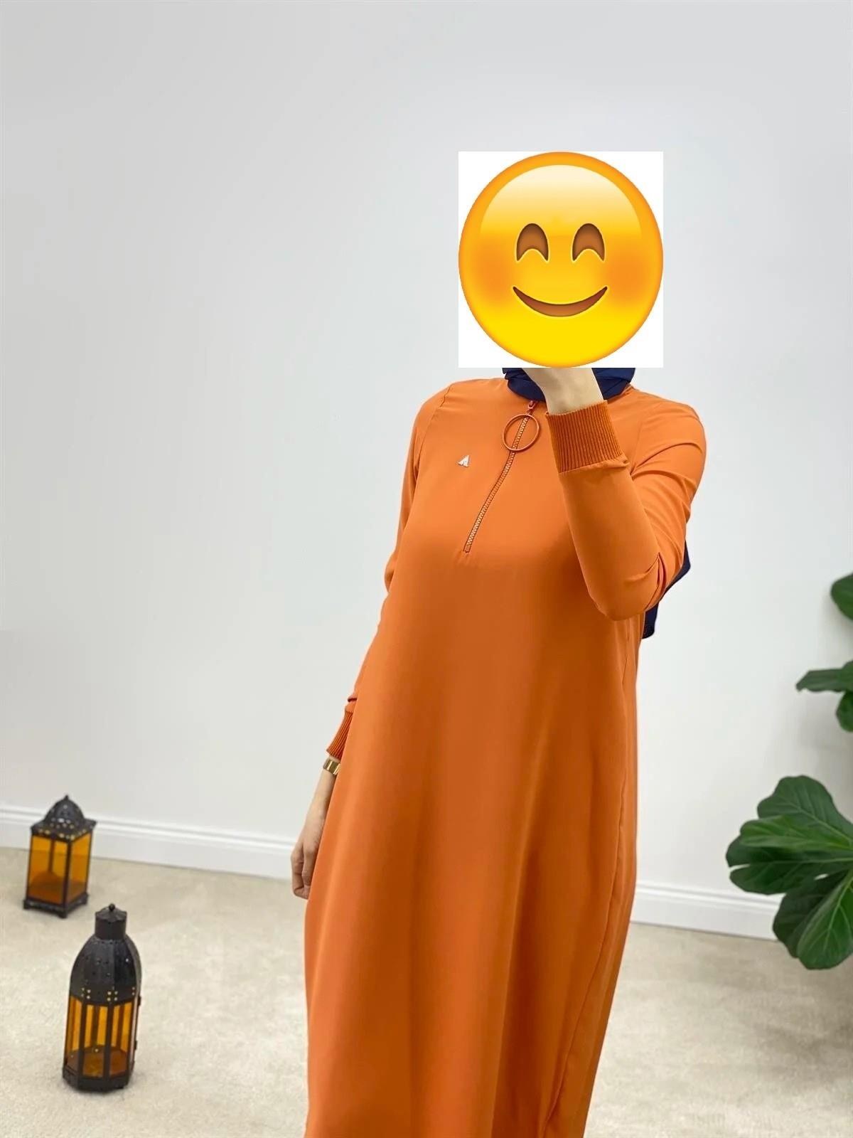 Armine Trend Halkalı Tunik 23YT424 Turuncu