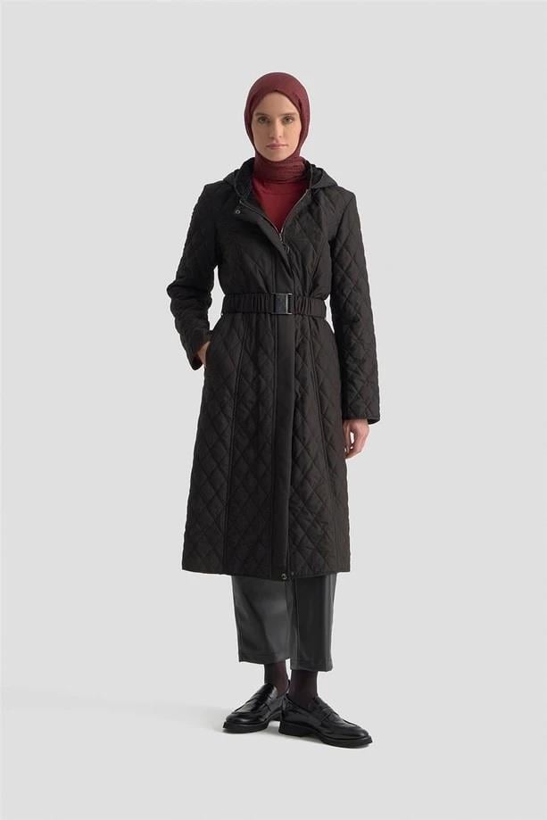 Armine TREND Kemerli Kapitone Mont Siyah 25KT706