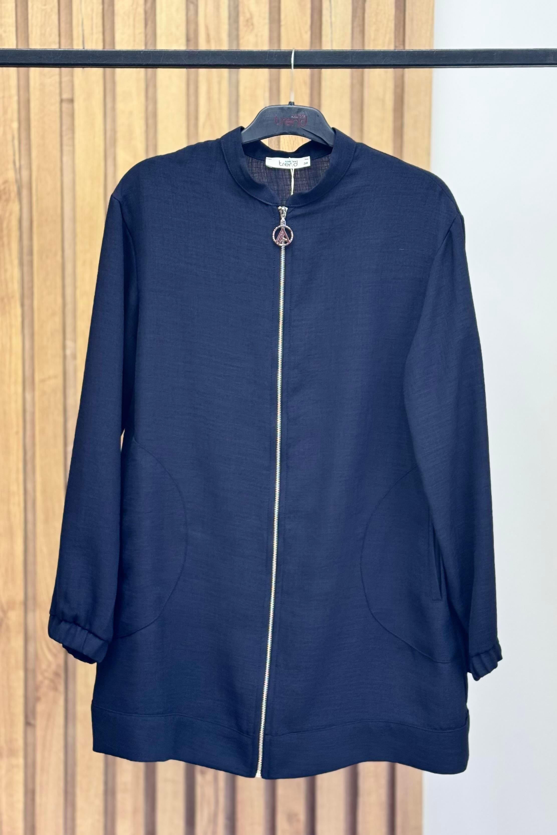 Armine TREND Sırtı Taşlı Tunik Lacivert 25YT552