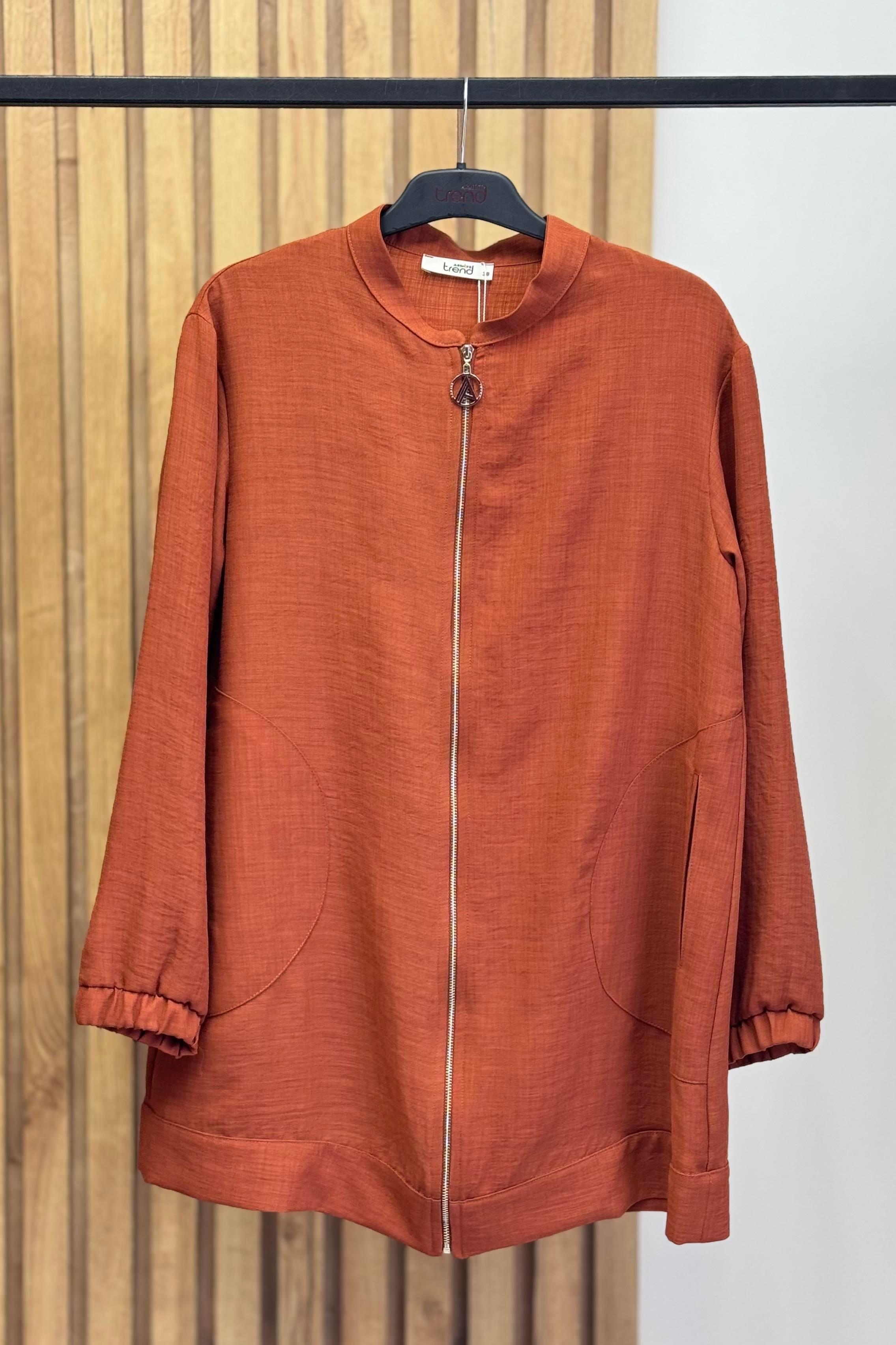 Armine TREND Sırtı Taşlı Tunik Tarçın 25YT552