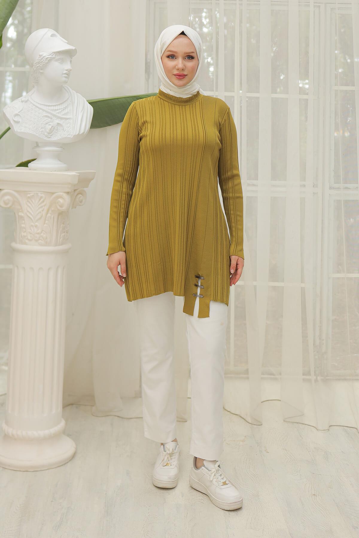ARMİNE TREND Triko Tunik Asit 24KTD403