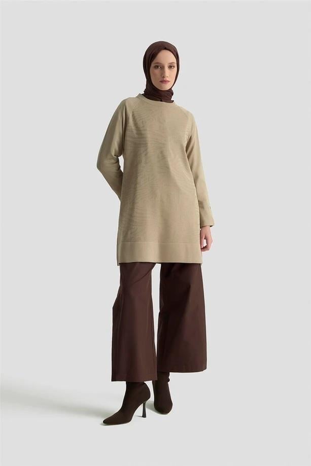 Armine TREND Triko Tunik Bej 25YTD4114