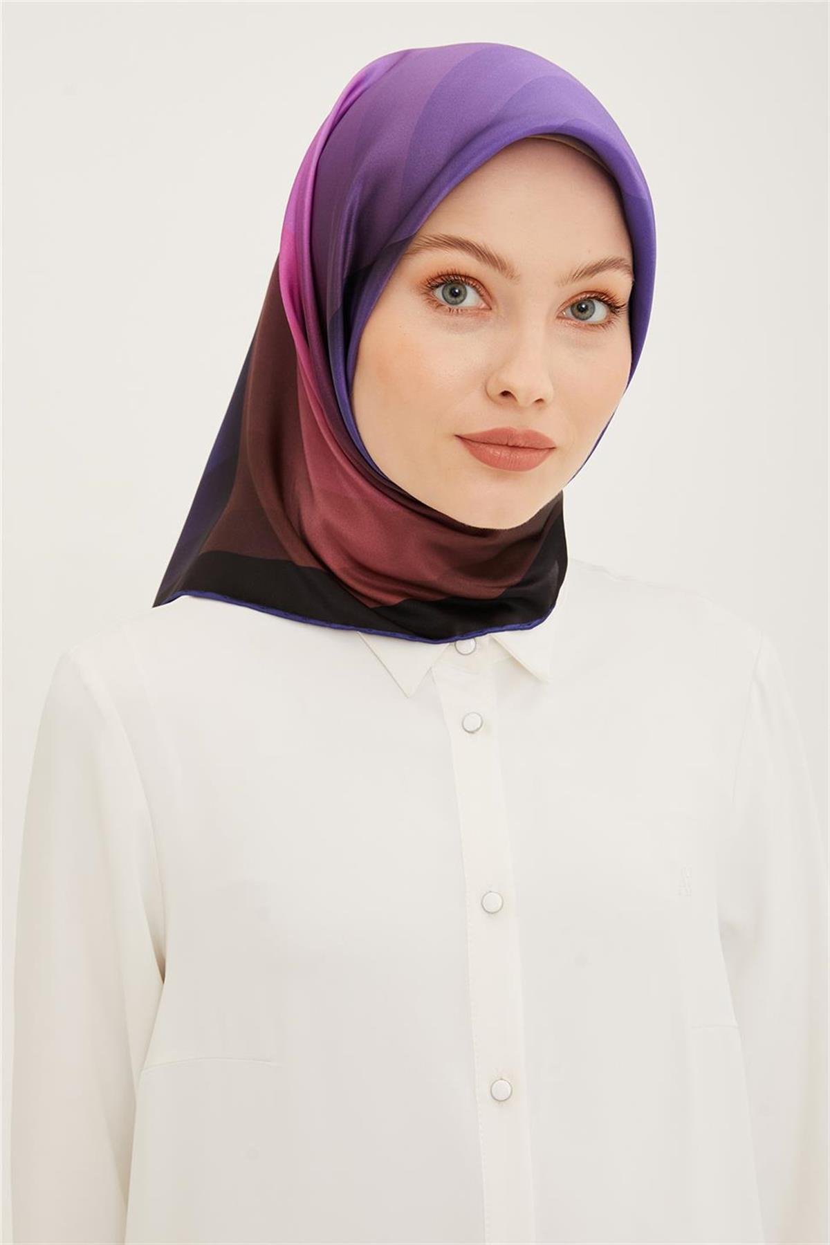 Armine 2023 İlkbahar Yaz Sura İpek Eşarp 23YA8904 34