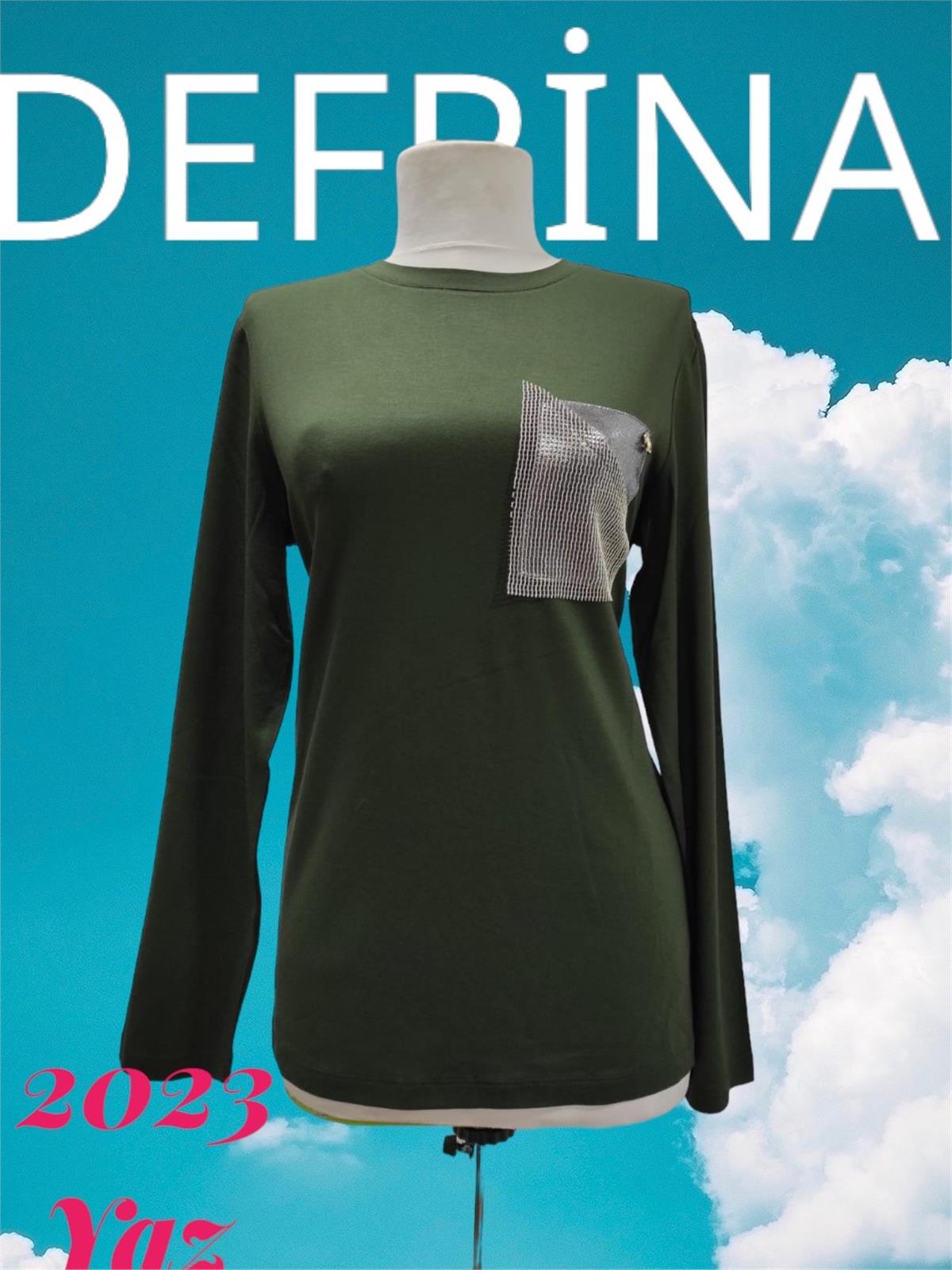 Defrina File Cep Komb. Bluz 11002 Haki