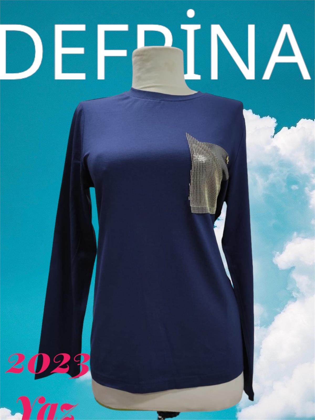 Defrina File Cep Komb. Bluz 11002 Lacivert