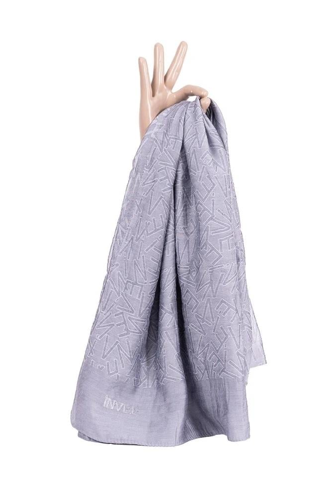 İnvee Desen Şal Harf Şal 1550 Gri