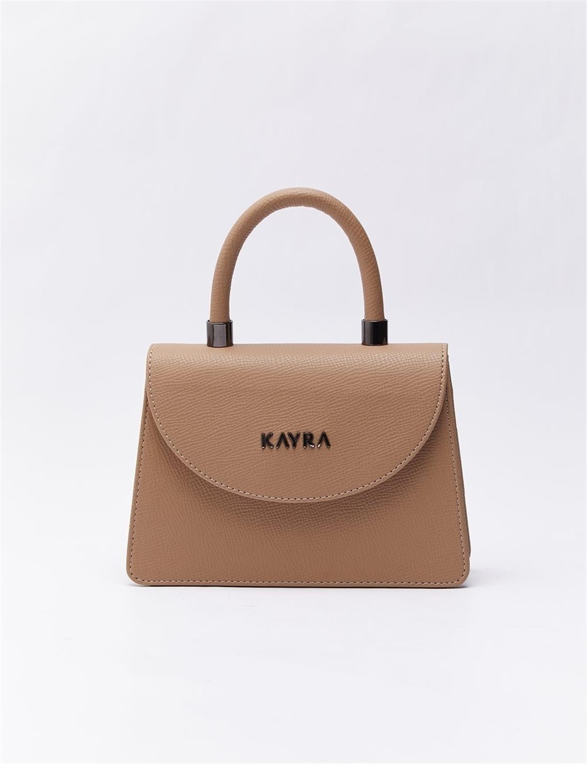 KAYRA Suni Deri Çanta KA-B23-CNT12A Vizon