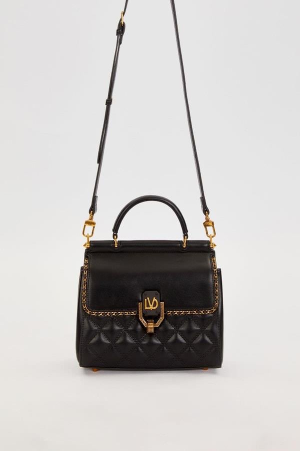 Levidor Ayarlanabilir Askılı Kapitone Omuz Çantası Siyah 930296