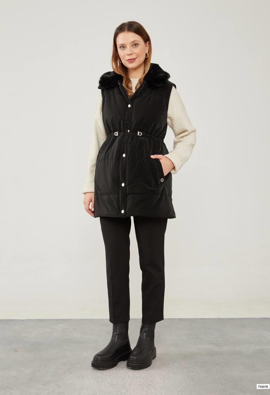 Levidor Kadın Şişme Yelek Siyah 710018