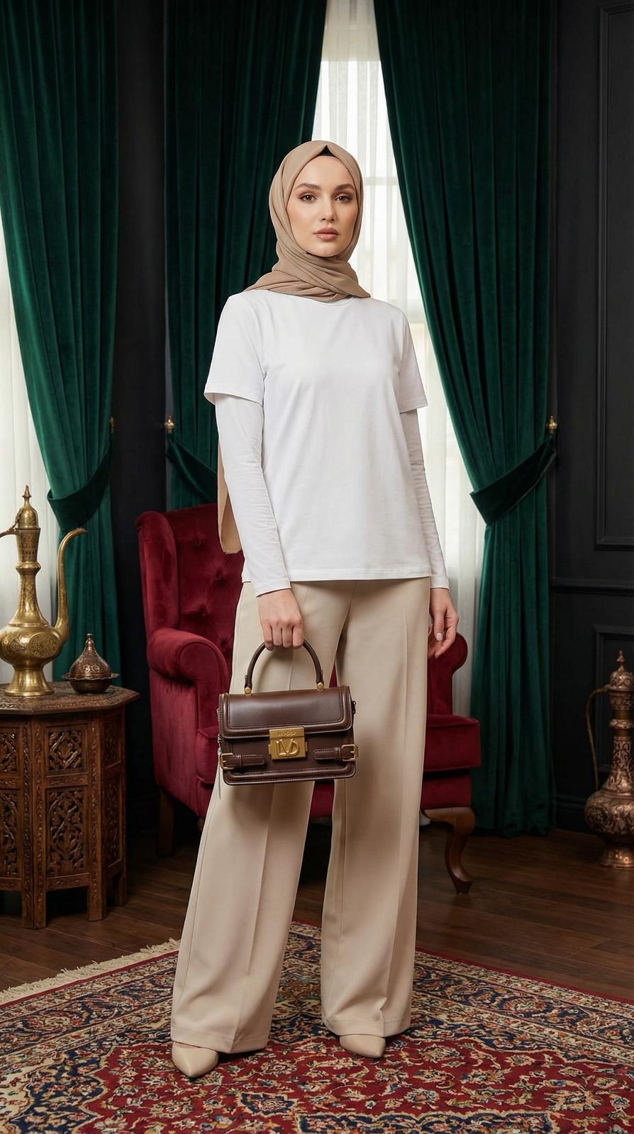 Levidor Kemer Dadaylı Bayan Çanta Koyu Kahve 930242