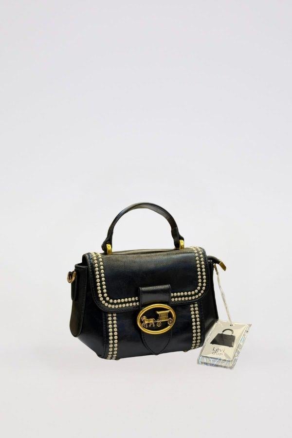 Levidor Omuz Çantası Benekli Siyah 930571