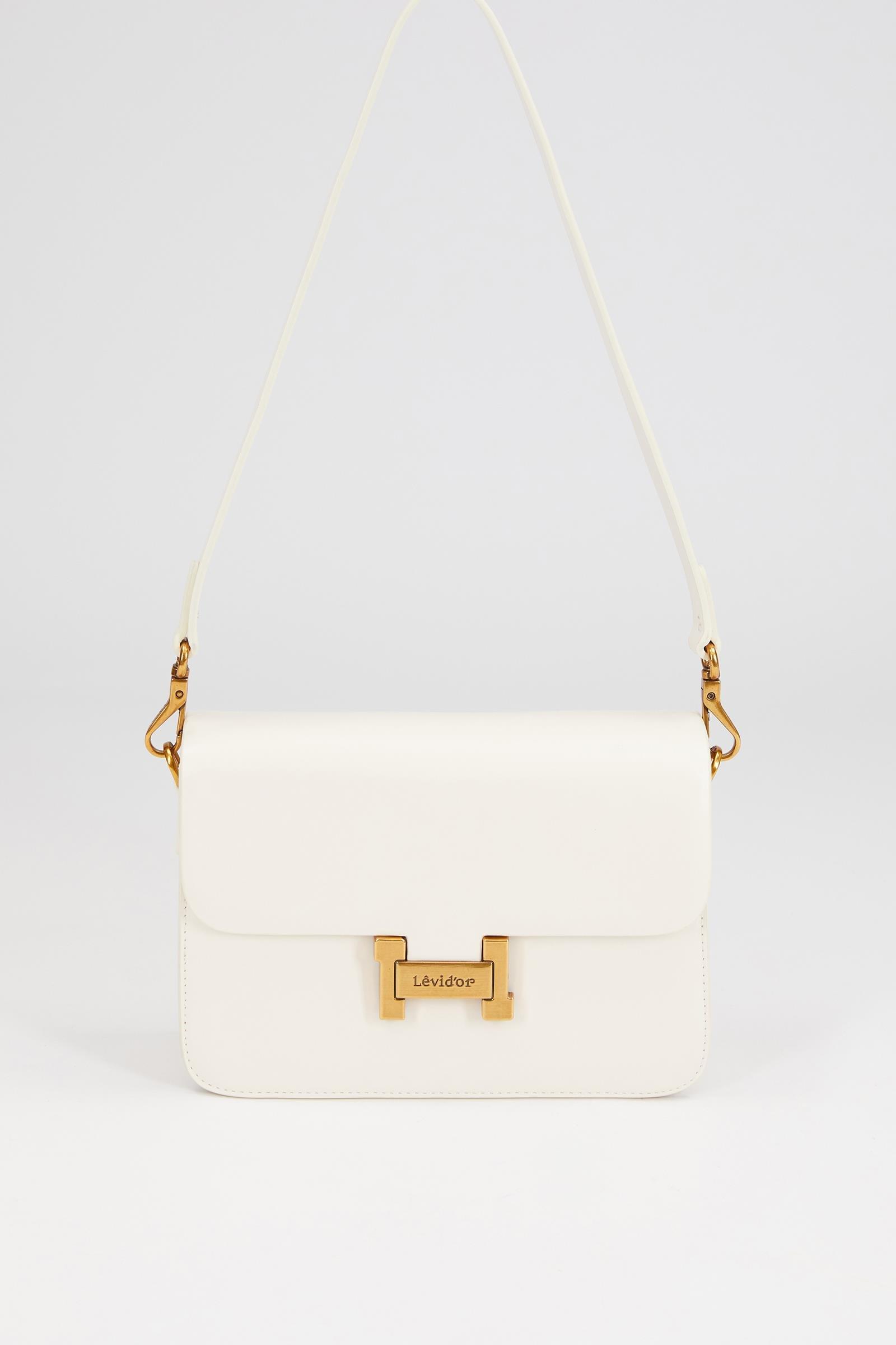 cantate traveler bag off white × fauve Levidor Premium Omuz Çantası Beyaz 930241 | Furkan Giyim