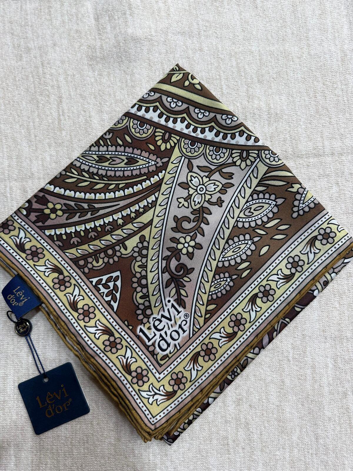 LEVİDOR Tivil İpek Eşarp 0608-2