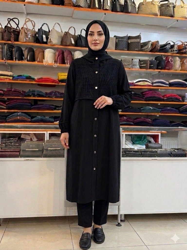 Noshe File Garnili Cupra Kap Siyah