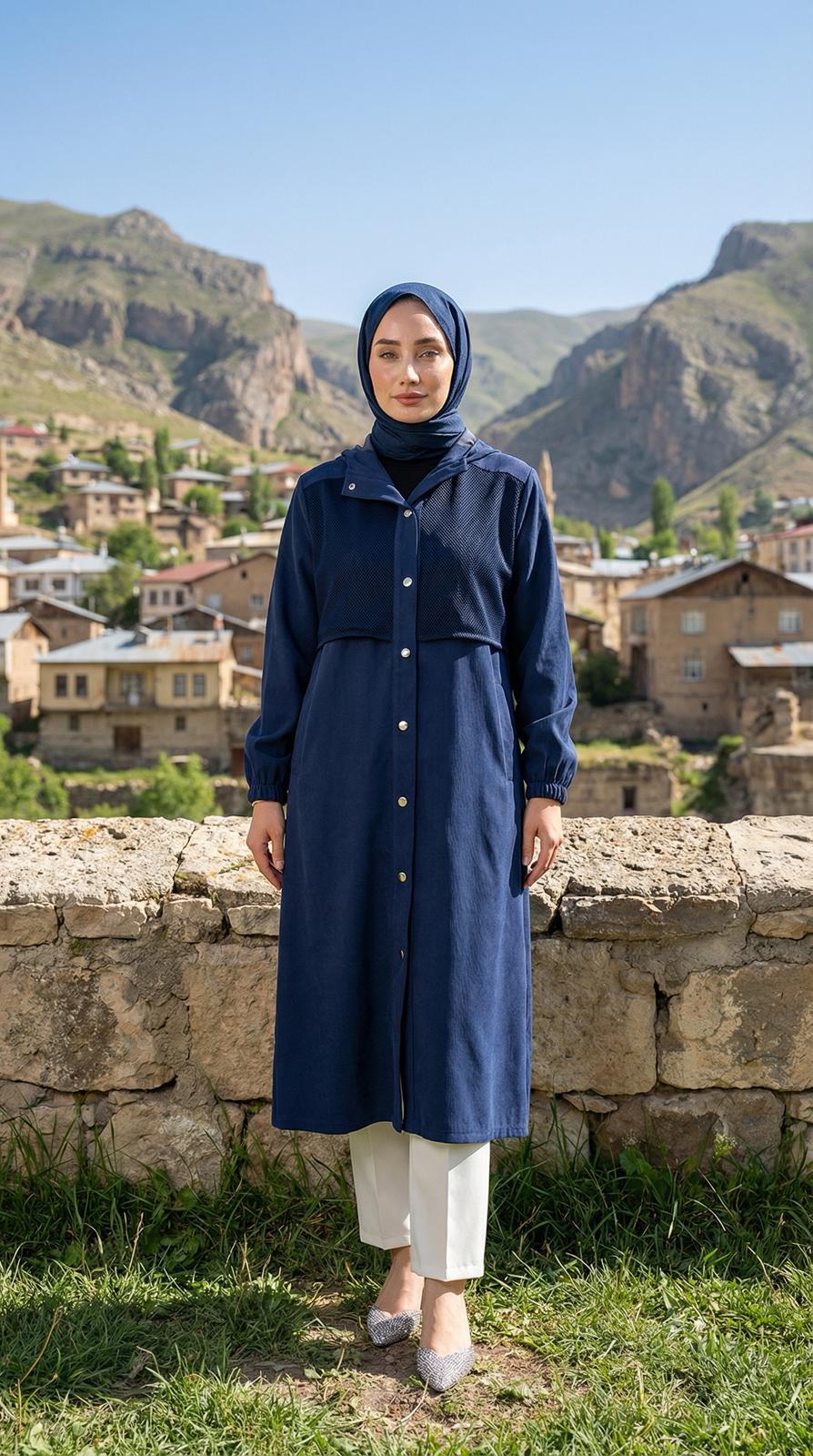 Noshe File Garnili Kap Lacivert