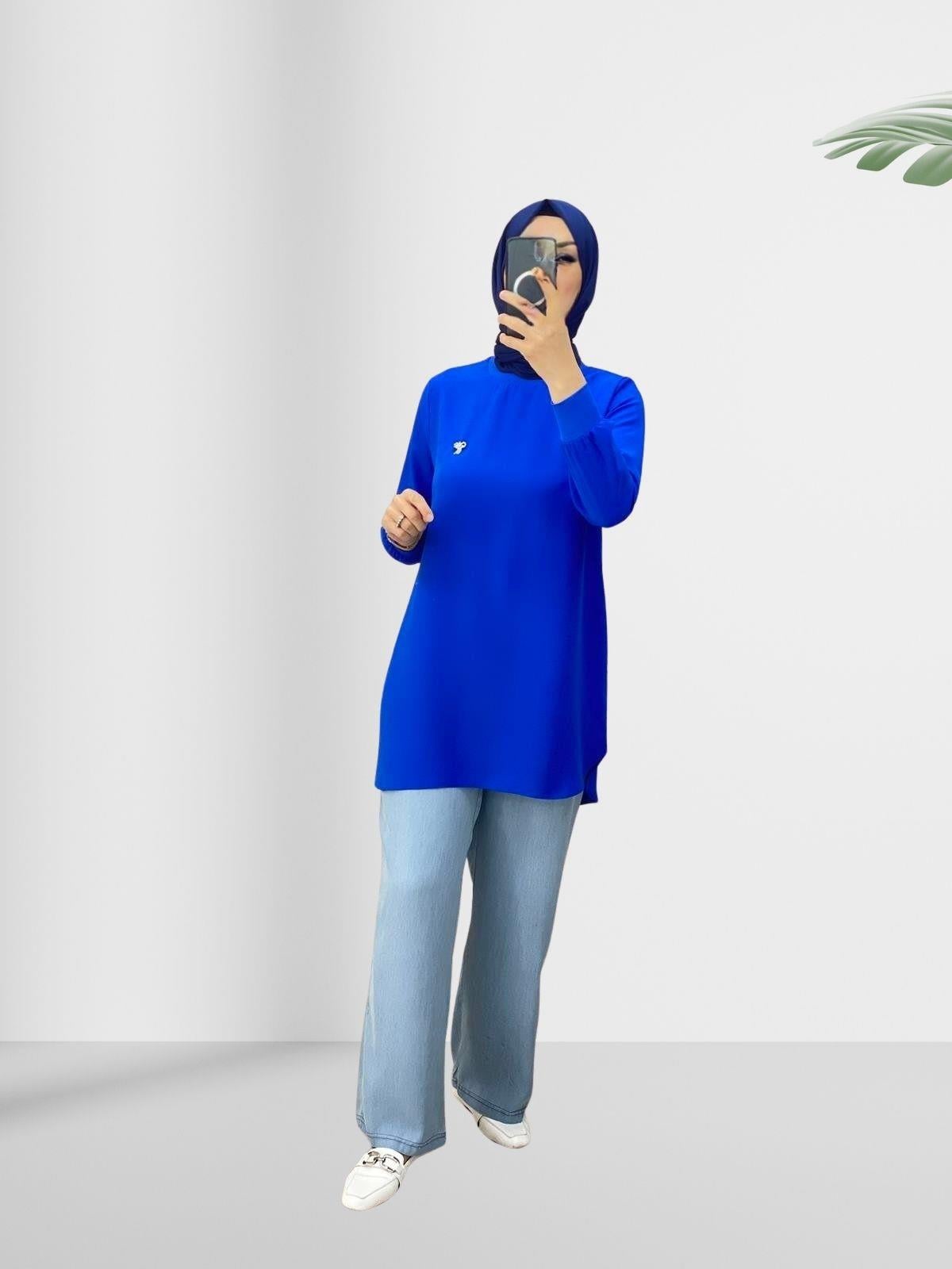 NOSHE Linda Airobin Tunik Saks