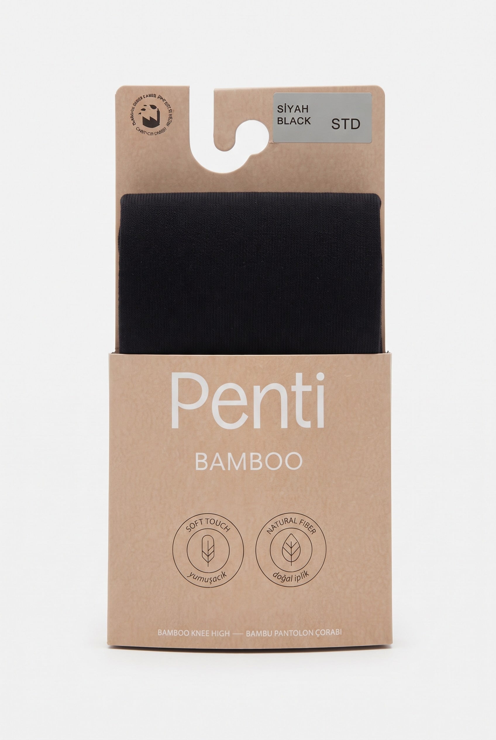 Penti Bambu Kadın Pantolon Çorabı Siyah