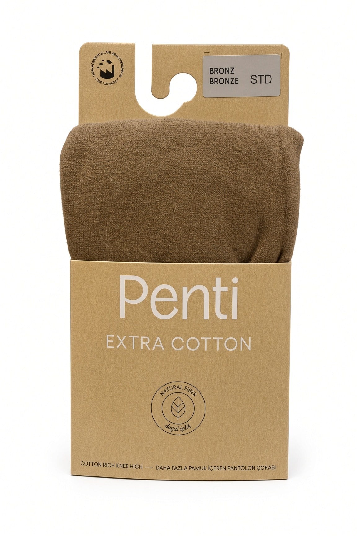 Penti Ekstra Koton Pantolon Çorabı 40 Den Bronz