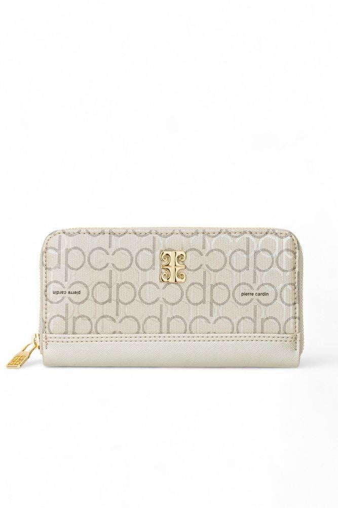 Pierre Cardin Monogram Altın Kadın Portföy & Clutch Çanta 06PC24Y604-PMN A