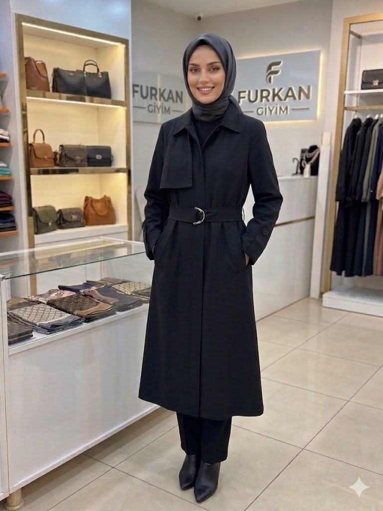 Zühre Kemerli Lesna Trenç Siyah