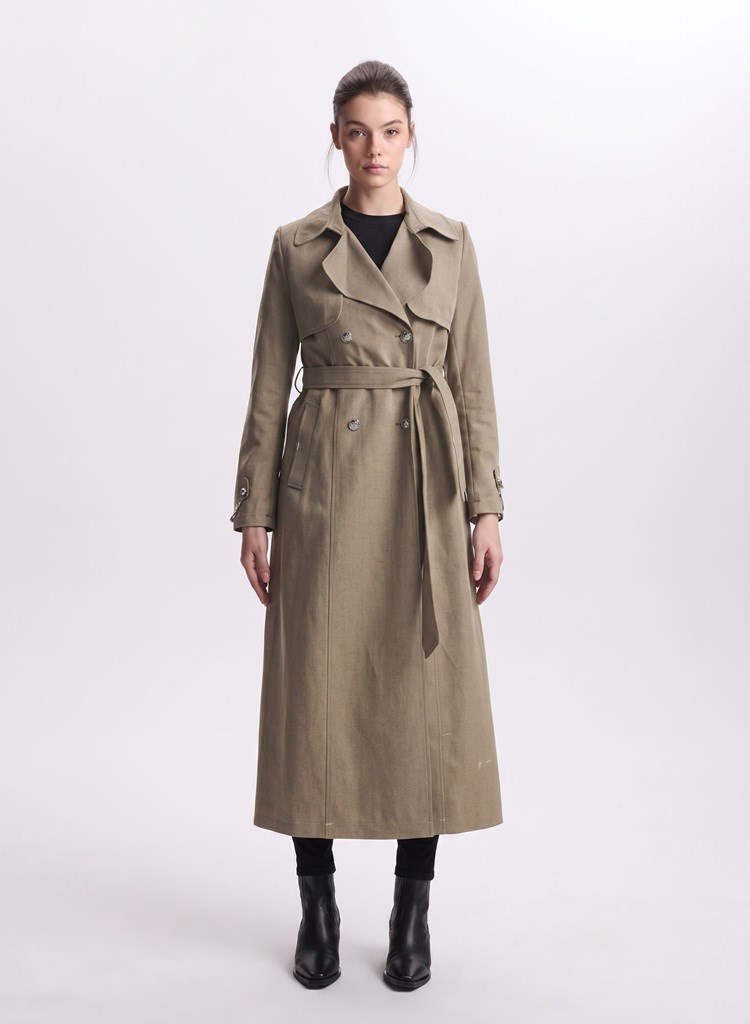 Zühre Zincir Detaylı Trençkot Camel 13560