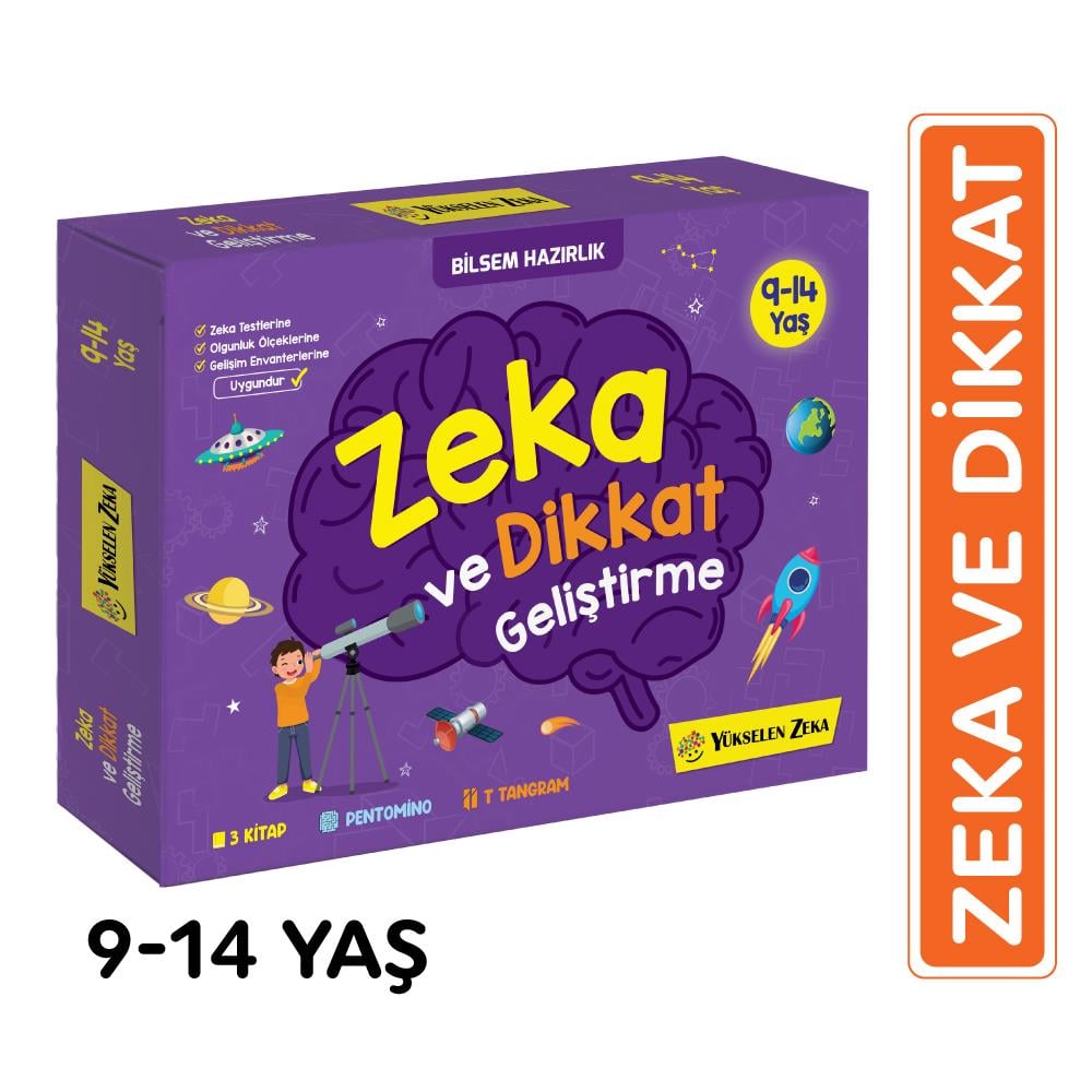 9-14 Yaş Zeka ve Dikkat Geliştirme Seti