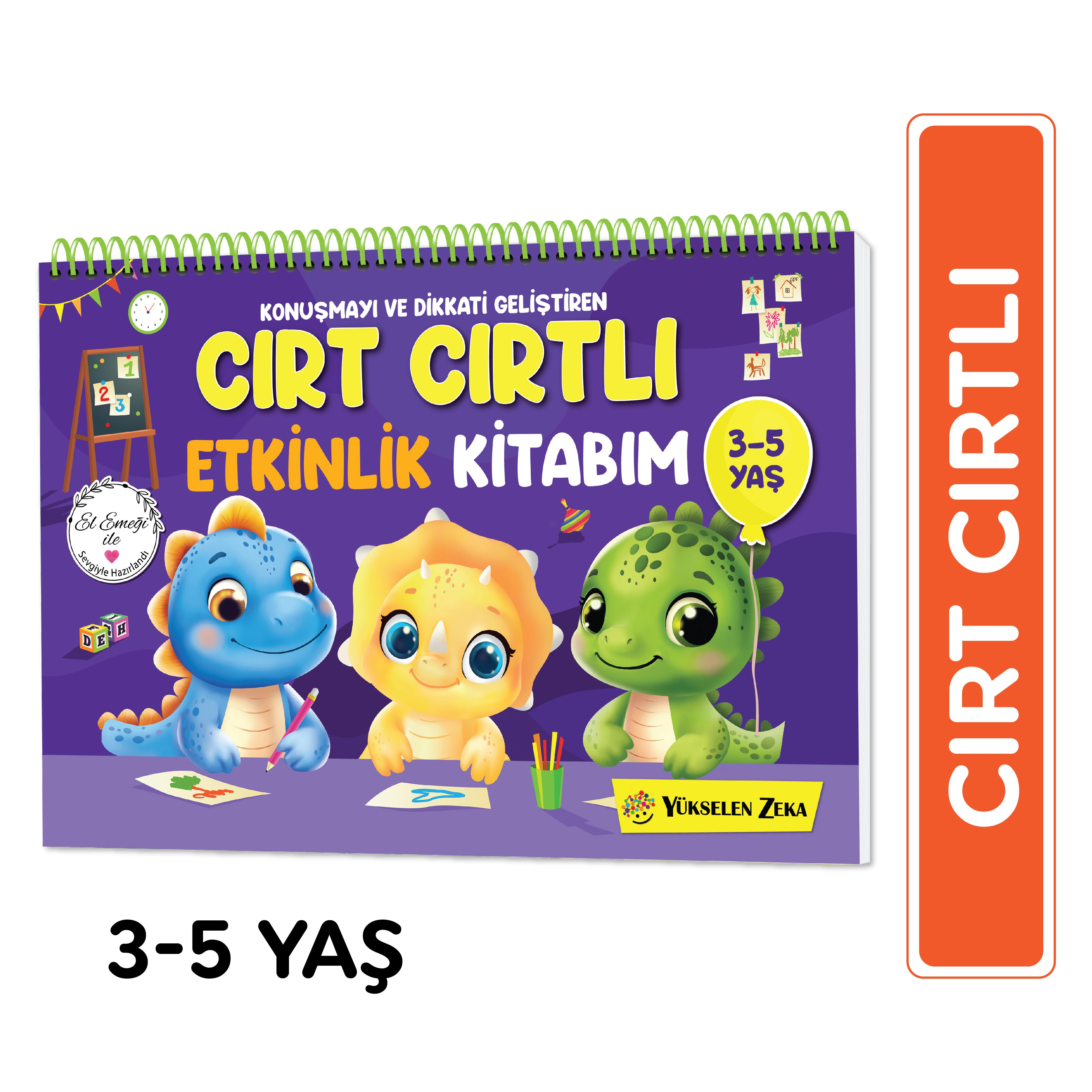 Cırt Cırtlı Etkinlik Kitabım 3-5 yaş