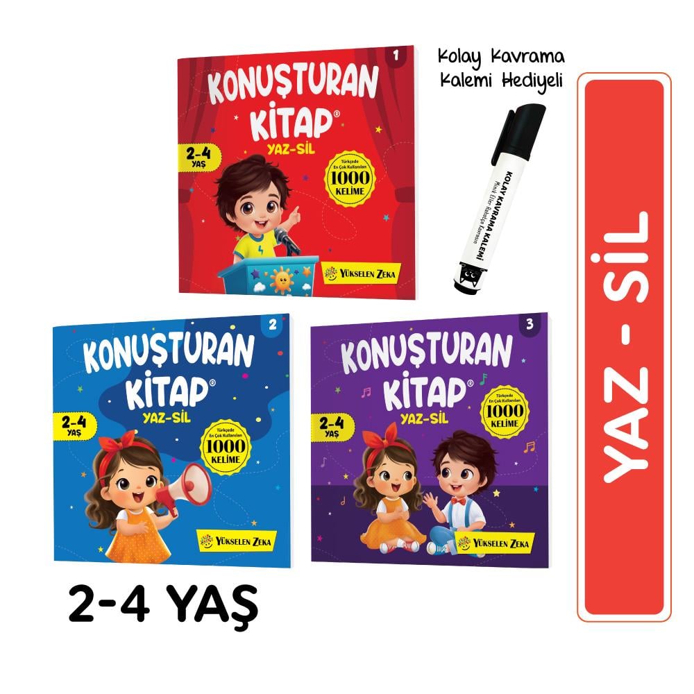 Konuşturan Kitap Yaz Sil Serisi