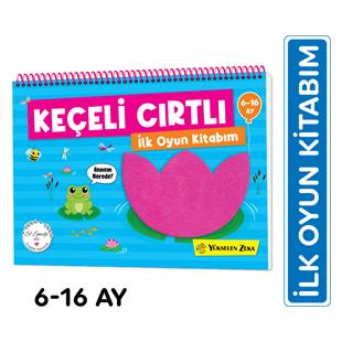 6-16 Ay İlk Cırt Cırtlı Keçeli Etkinlik Kitabım - İlk Oyun Kitabım