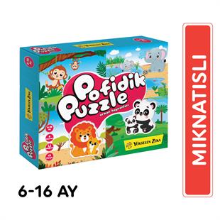 6-16 Ay İlk Pofidik Magnet Puzzle - Orman Hayvanları