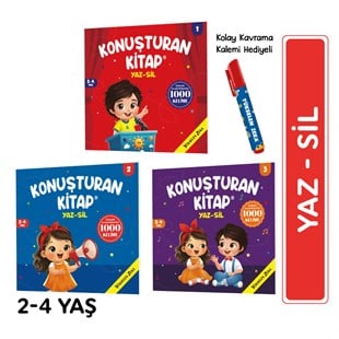 Konuşturan Kitap Yaz Sil Serisi