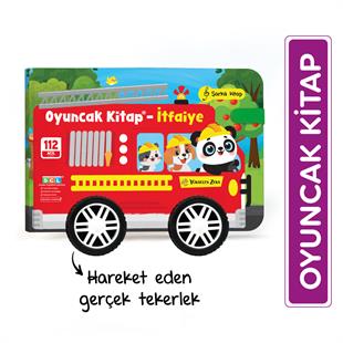 Oyuncak Kitap - İtfaiye (Gerçek Tekerlekli)