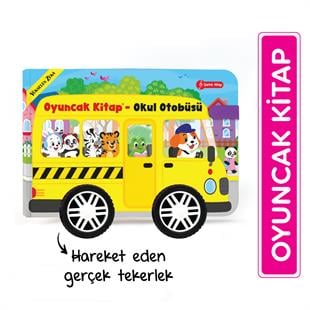 Oyuncak Kitap - Okul Otobüsü (Gerçek Tekerlekli)