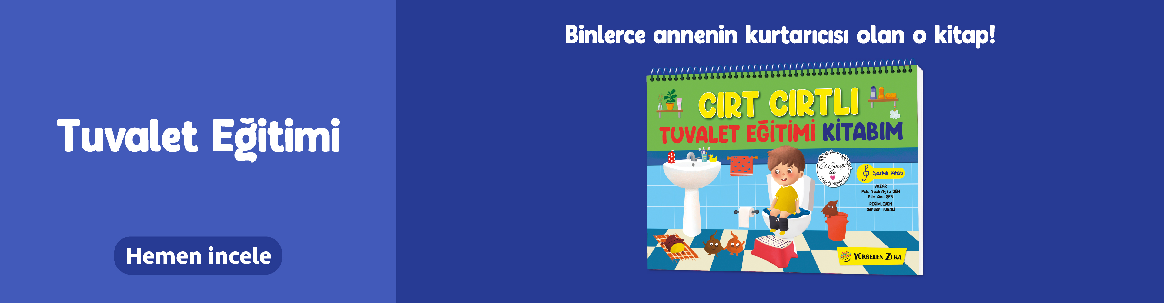 Cırt Cırtlı Tuvalet Eğitimi Kitabım 
