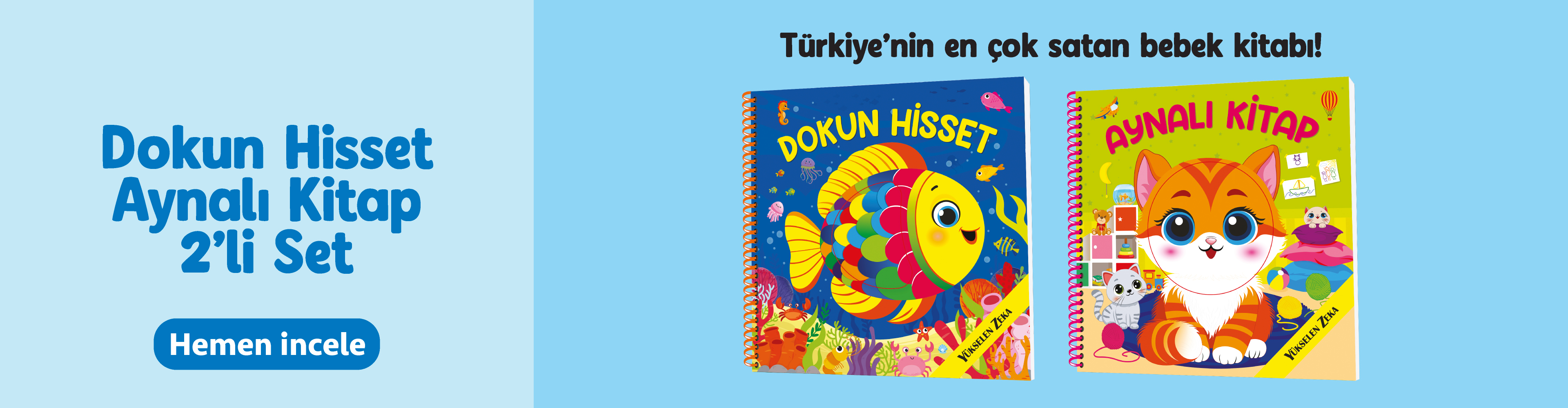Dokun Hisset Aynalı Kitap 2 li Set 
