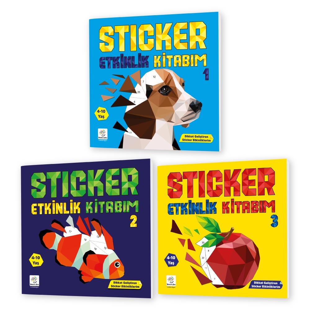 4+ Yaş Sticker Etkinlik Kitabım Seti