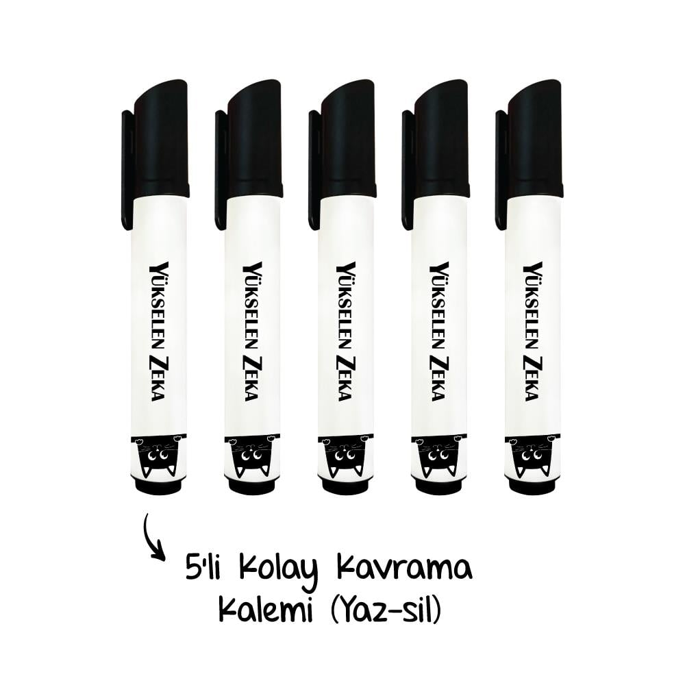 Kolay Kavrama Kalemi 5'li (Yaz-Sil)