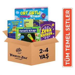 2-4 Yaş Temel Setler Kolisi | Yükselen Zeka | Mutluluk Dağıtır