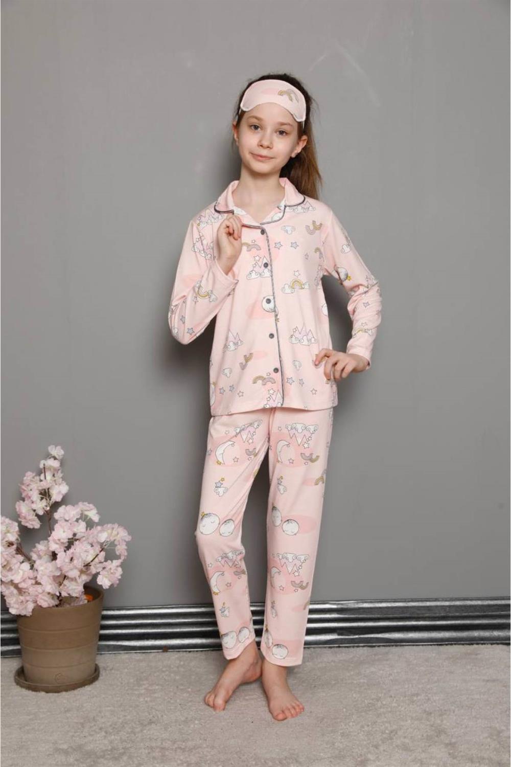 Çocuk Gecelik Pijama Takımı