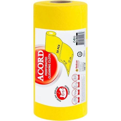 Acord Perforeli Temizlik Bezi 33X27 cm 20 Yaprak Rulo