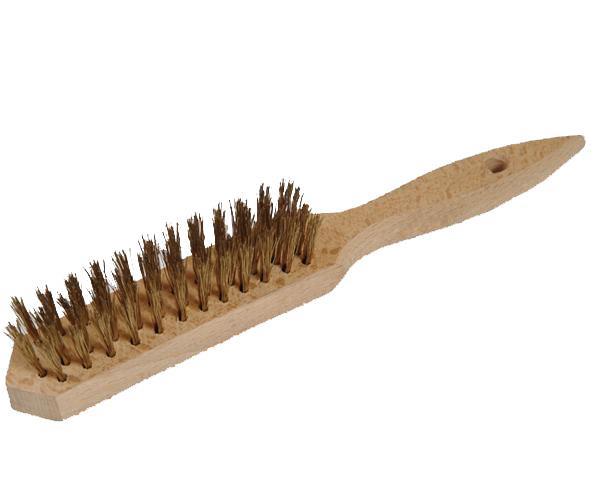 Ahşap Saplı Tel Fırça 4 Numara