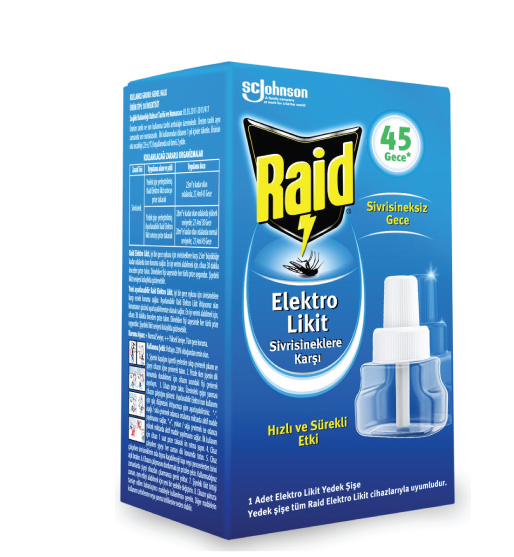 Raid Elektro Likit Sinek Kovucu Yedek