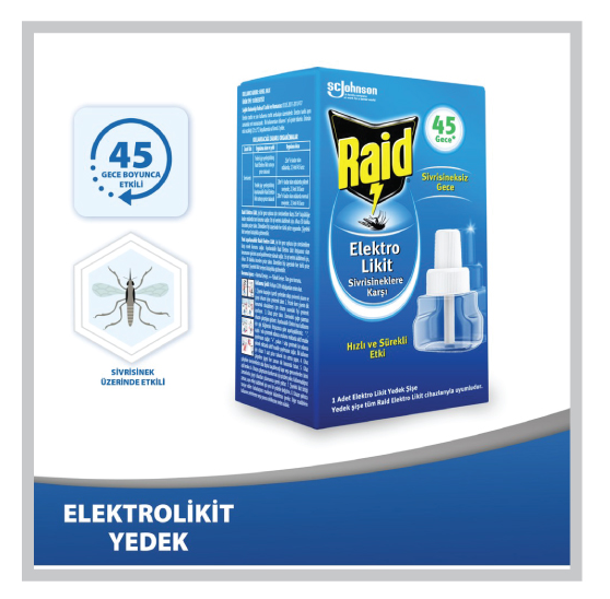Raid Elektro Likit Sinek Kovucu Yedek