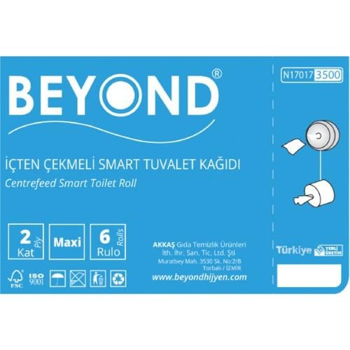 Beyond Maxi Smart Içten Çekmeli Tuvalet Kağıdı 6lı