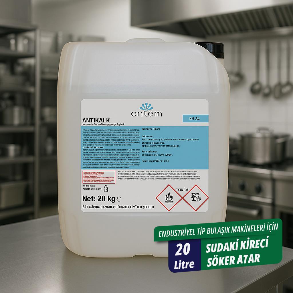 Entem Antikalk Star Bulaşık Makinesi Kireç Çözücü 20 LT