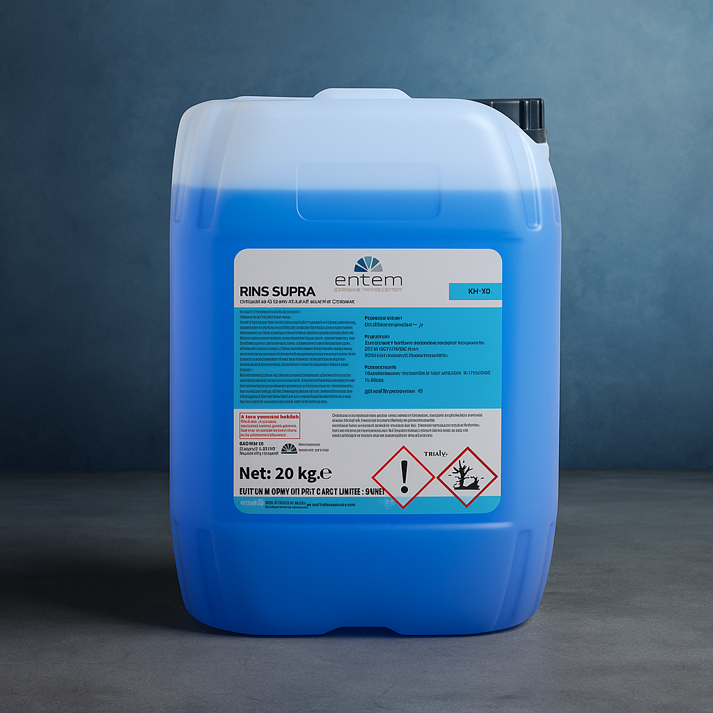 Entem Rins Supra Endüstriyel Sıvı Bulaşık Makinesi Parlatıcısı 20 Lt | Temizlik Kimyasalları | Beyond Hijyen | AKKAŞ KağıtçılıkEntemEntem Rins Supra Endüstriyel Sıvı Bulaşık Makinesi Parlatıcısı 20 Lt